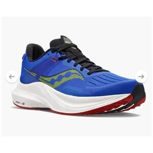 Saucony Tempus Road-Running Shoes - Men's Size 11 Blue Black White Runing Shoes